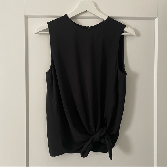 Aritzia Babaton Black Hopkins Sleeveless Blouse - Picture 6 of 9